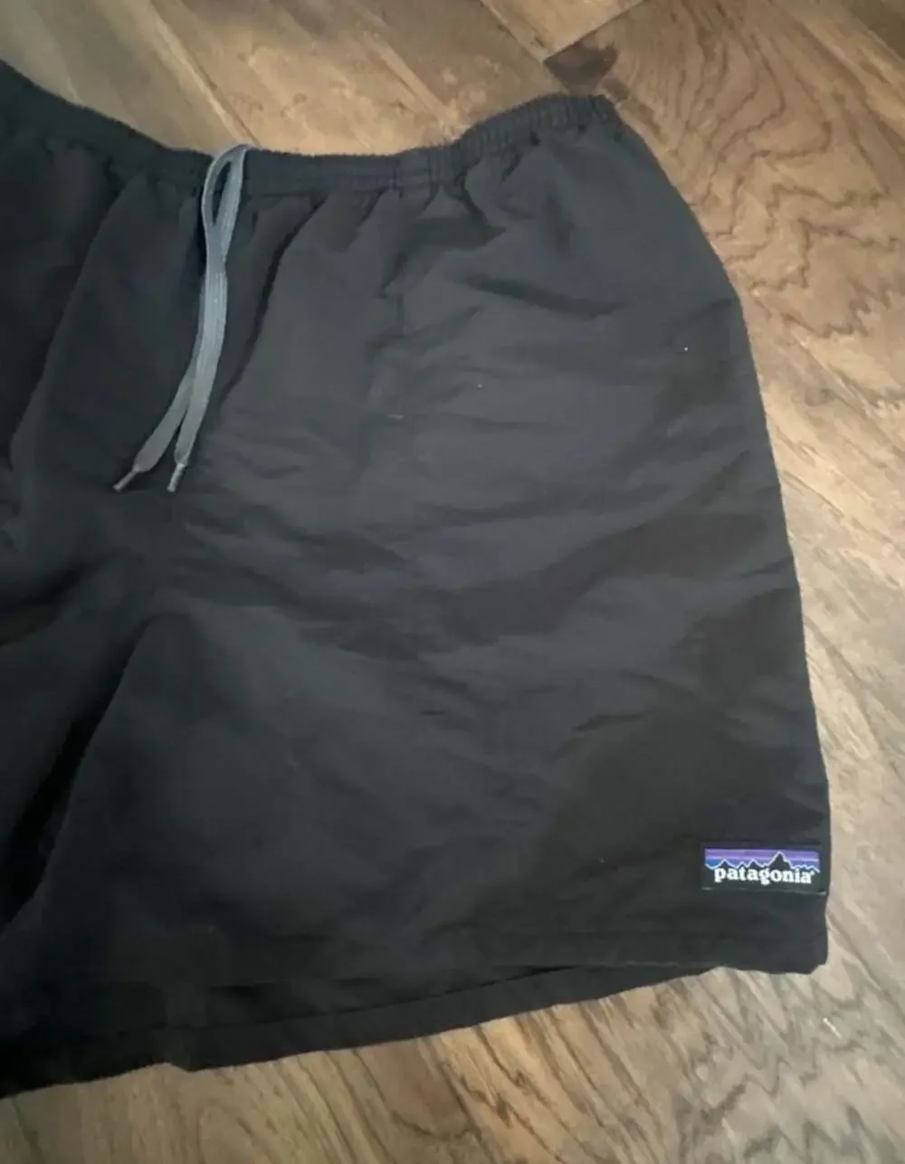 Patagonia Men's Black Nylon Athletic Swim Board Shorts XXL